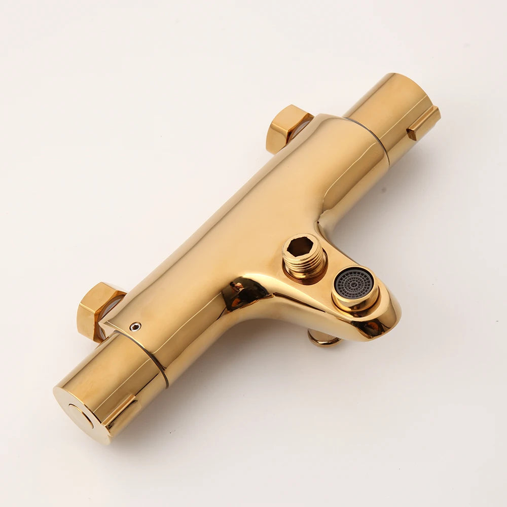 Mitigeur thermostatique or