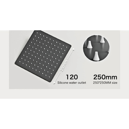 Colonne de douche laiton sensation pluie