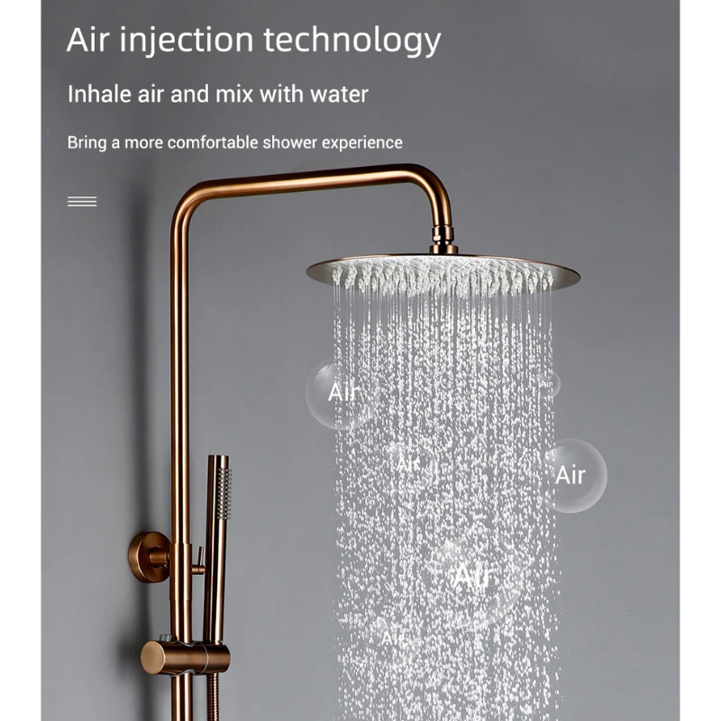 Colonne de douche cuivre mécanique