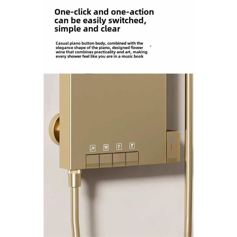 Colonne de douche hydromassante détente