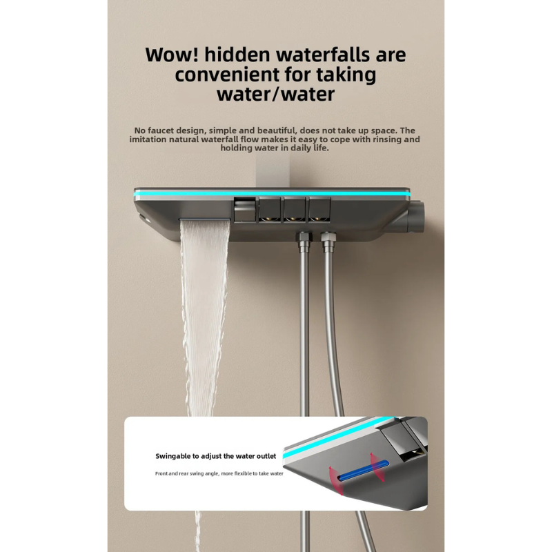 Colonne de douche carrée moderne