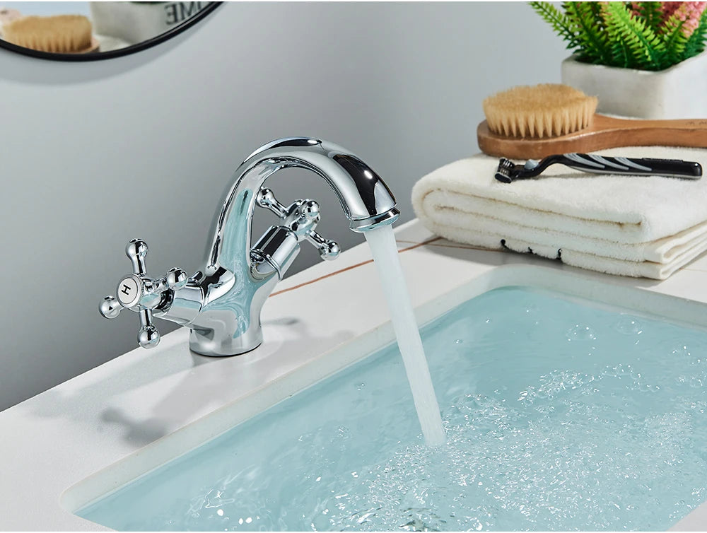 Mitigeur lavabo antique