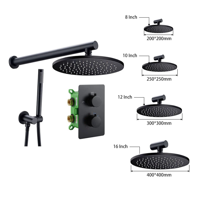 Colonne de douche avec mitigeur chic