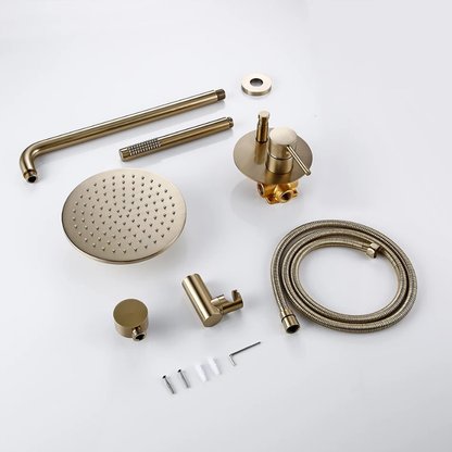 Colonne de douche laiton murale