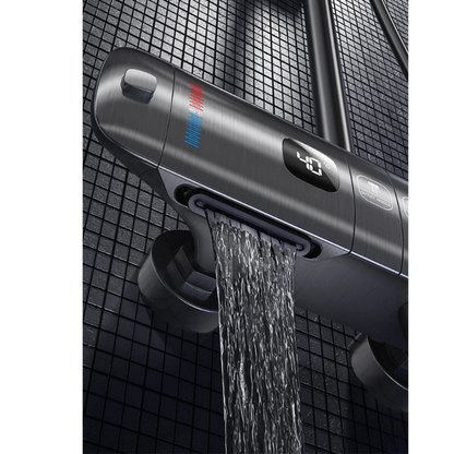 Colonne de douche thermostatique avec affichage numérique