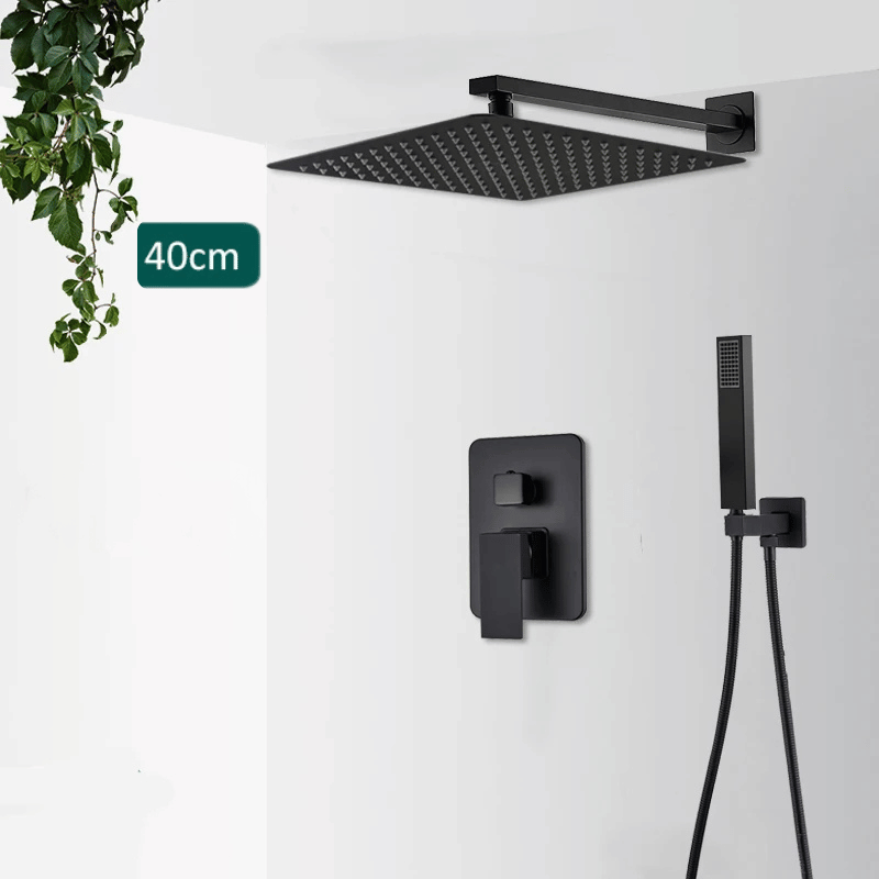 Colonne de douche noire style moderne