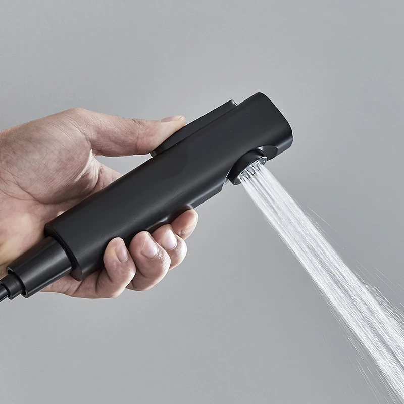 Colonne de douche carrée avec bidet