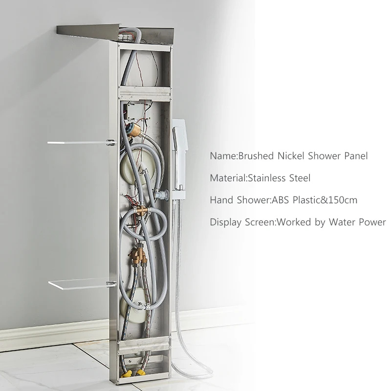 Colonne de douche hydromassante robinet cascade