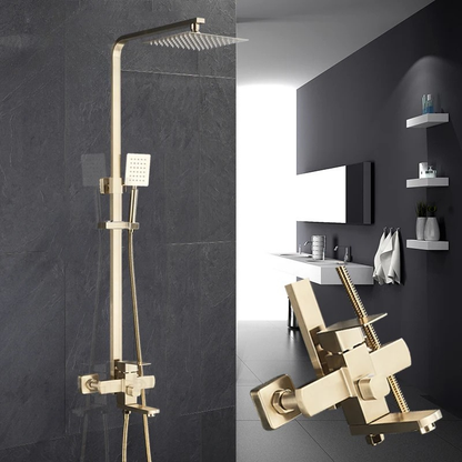 Colonne de douche pour baignoire pommeau pluie