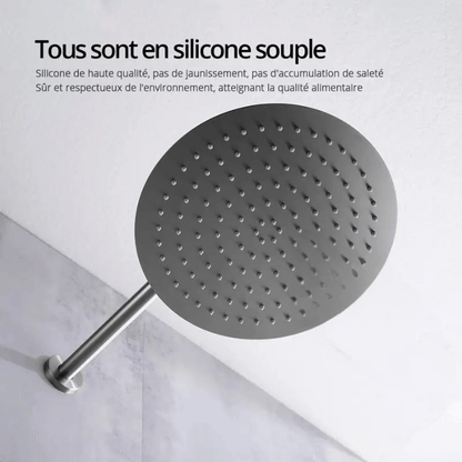 Colonne de douche encastrable brossette