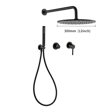 Colonne de douche encastrable style pluie