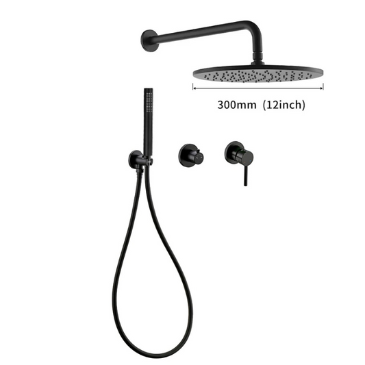 Colonne de douche encastrable style pluie