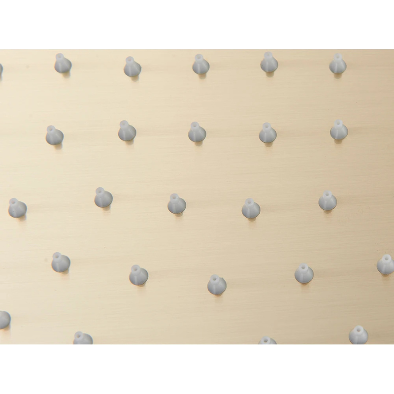 Colonne de douche encastrable or brossé