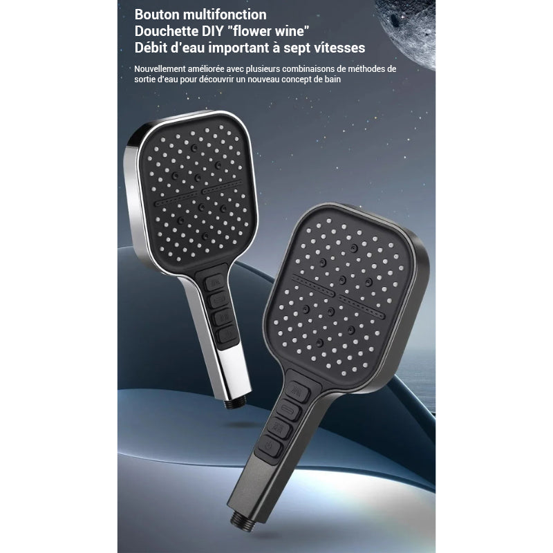 Pommeau de douche anti calcaire grand