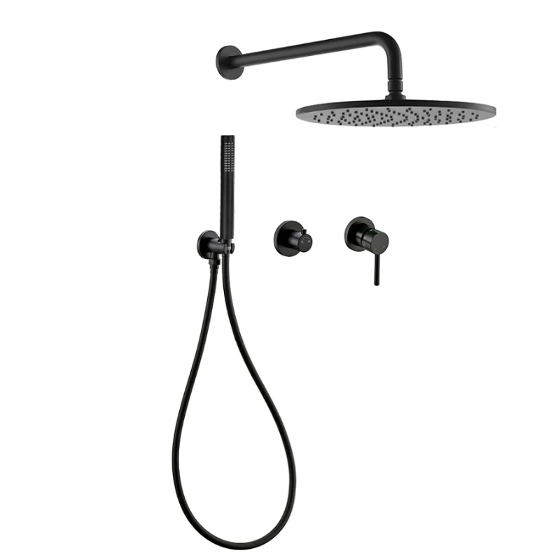 Colonne de douche encastrable style pluie