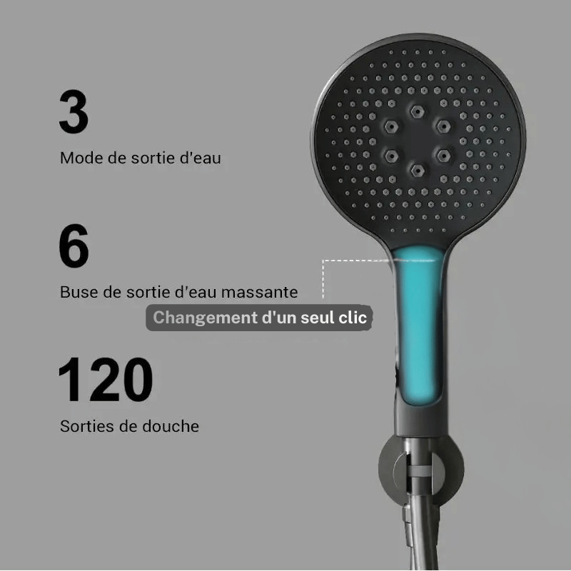 Colonne de douche encastrable laiton