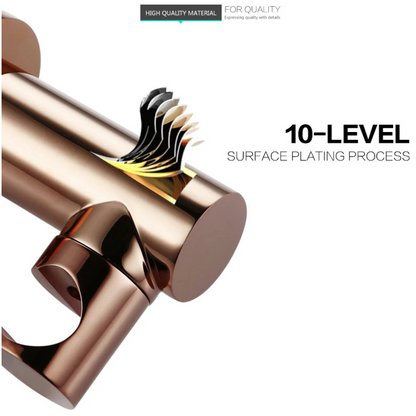 Colonne de douche en cuivre minimaliste