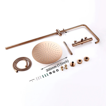 Colonne de douche laiton minimaliste