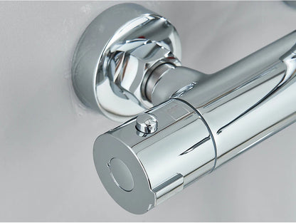 mitigeur thermostatique mural bec haut