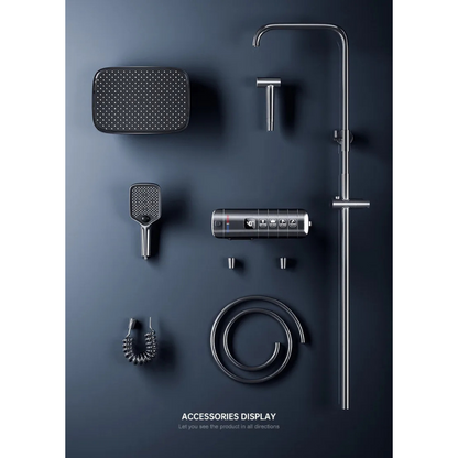 Colonne de douche thermostatique avec affichage numérique