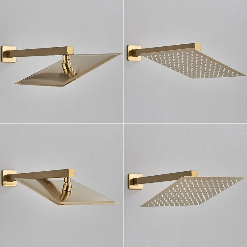 Colonne de douche encastrable tête carrée