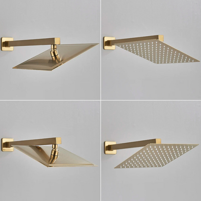 Colonne de douche encastrable tête carrée