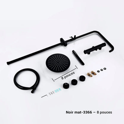 Colonne de douche avec mitigeur pluie