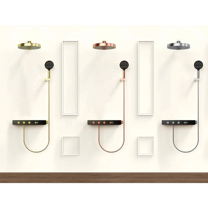 Colonne de douche thermostatique ciel de pluie