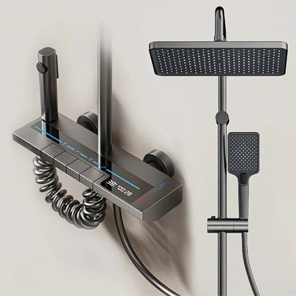 Colonne de douche pour baignoire avec écran