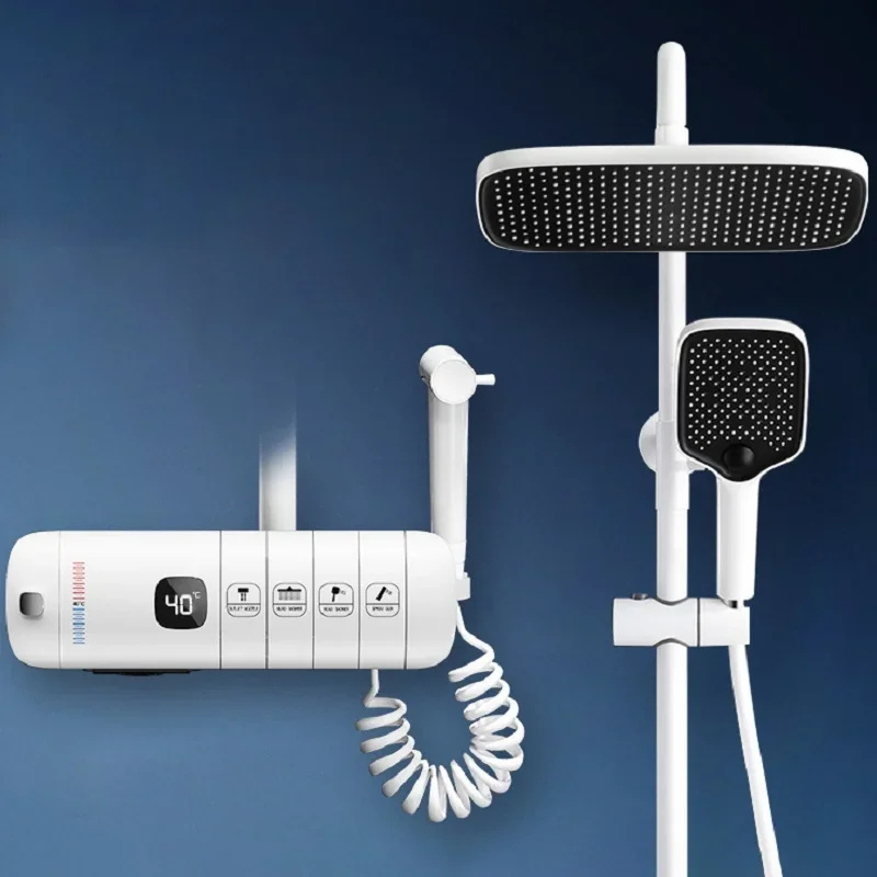 Colonne de douche thermostatique avec affichage numérique