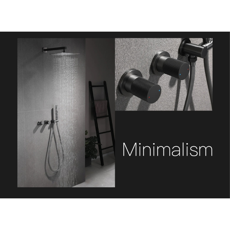 Colonne de douche laiton sensation pluie