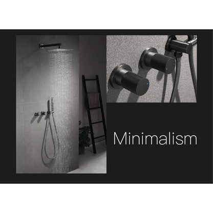 Colonne de douche laiton sensation pluie