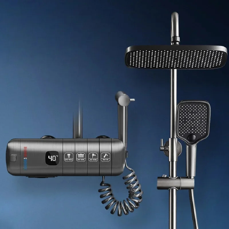 Colonne de douche thermostatique avec affichage numérique