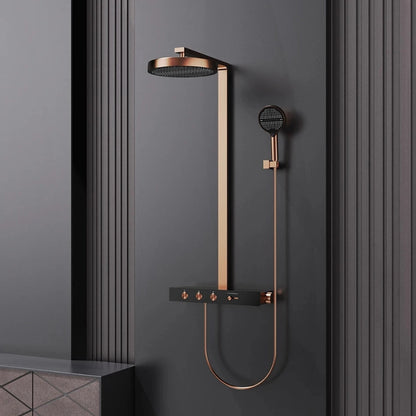 Colonne de douche thermostatique moderne