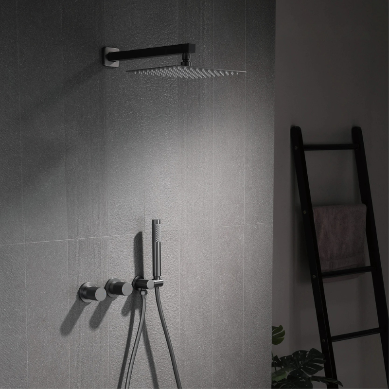 Colonne de douche laiton sensation pluie