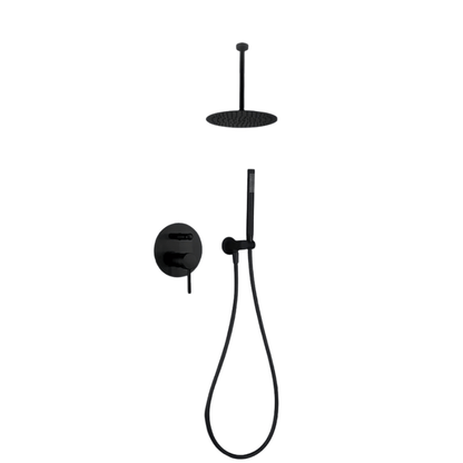 Colonne de douche encastrable bras de plafond