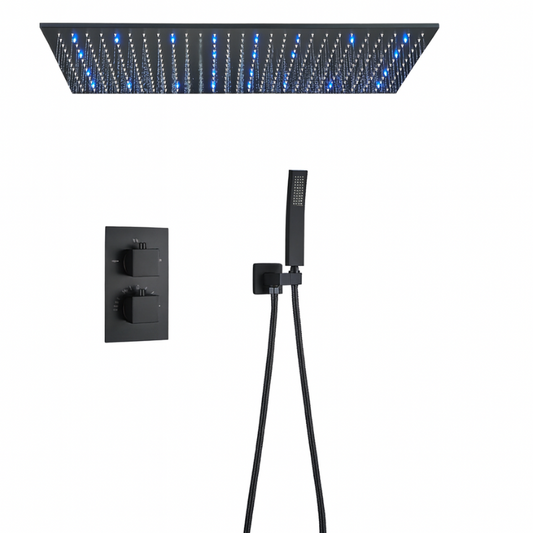 Colonne de douche thermostatique plafond