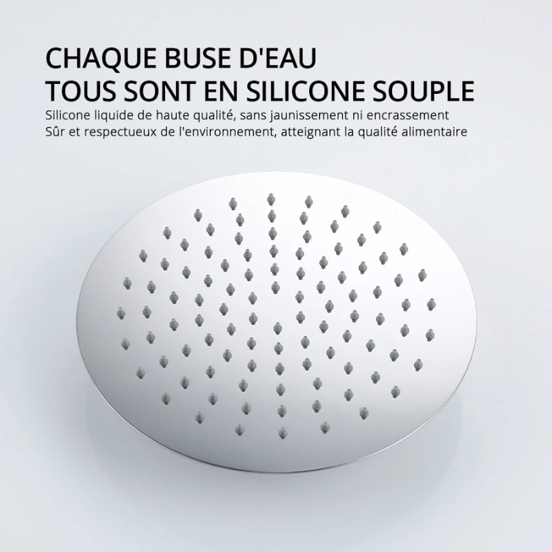 Colonne de douche encastrable double