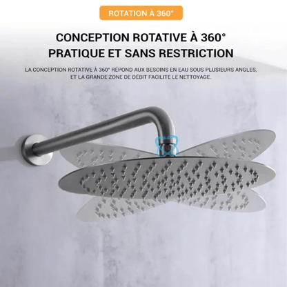 Colonne de douche encastrable brossette