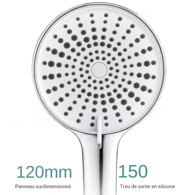 Pommeau de douche haute pression arrondi