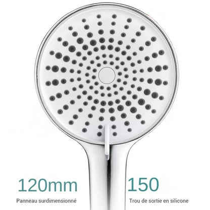 Pommeau de douche haute pression arrondi