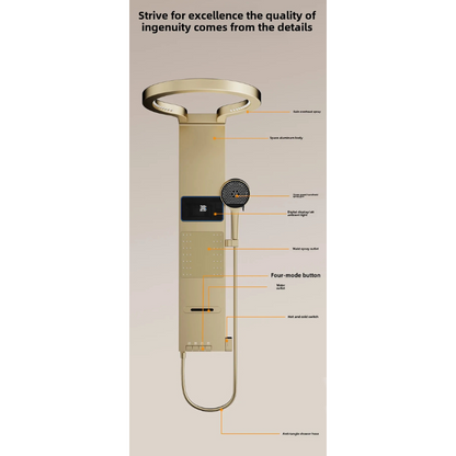 Colonne de douche hydromassante détente