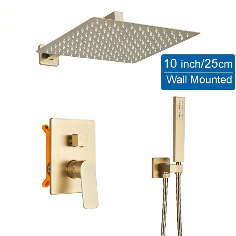 Colonne de douche encastrable tête carrée