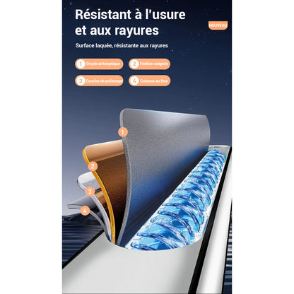 Pommeau de douche anti calcaire avec bouton