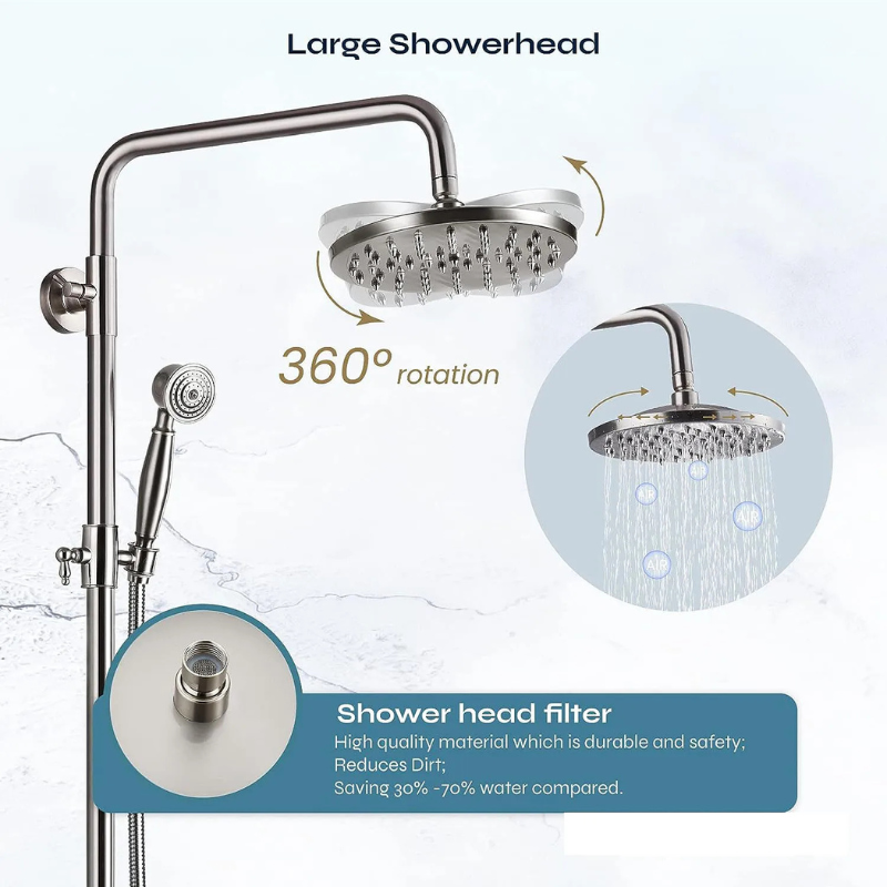 Colonne de douche rétro antique