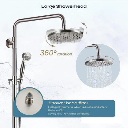 Colonne de douche rétro antique