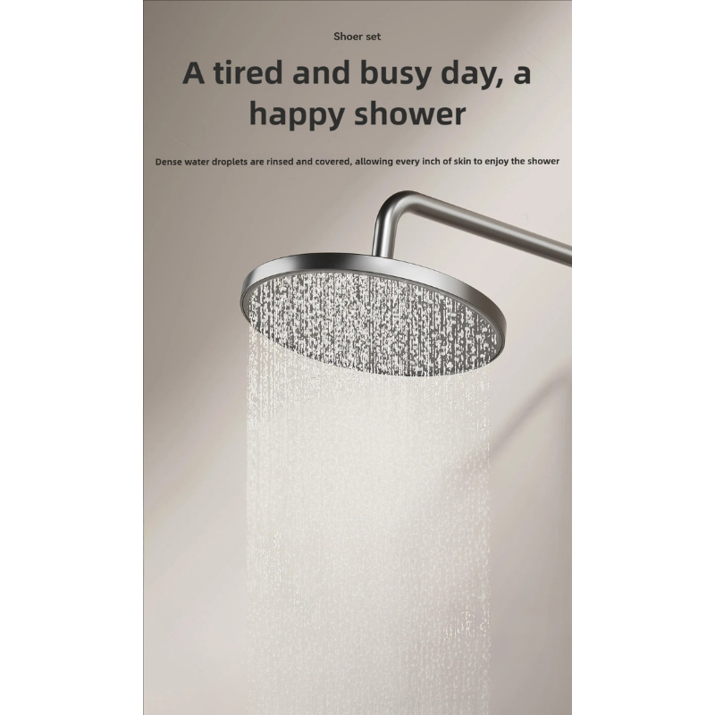 Colonne de douche pour baignoire avec commande rotative