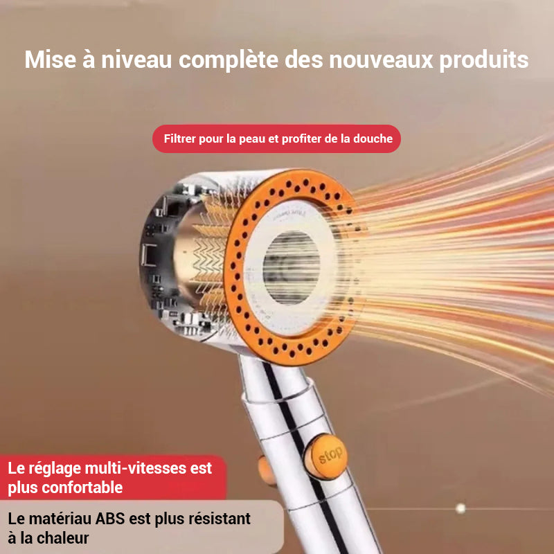 Pommeau de douche filtrant avec 5 modes