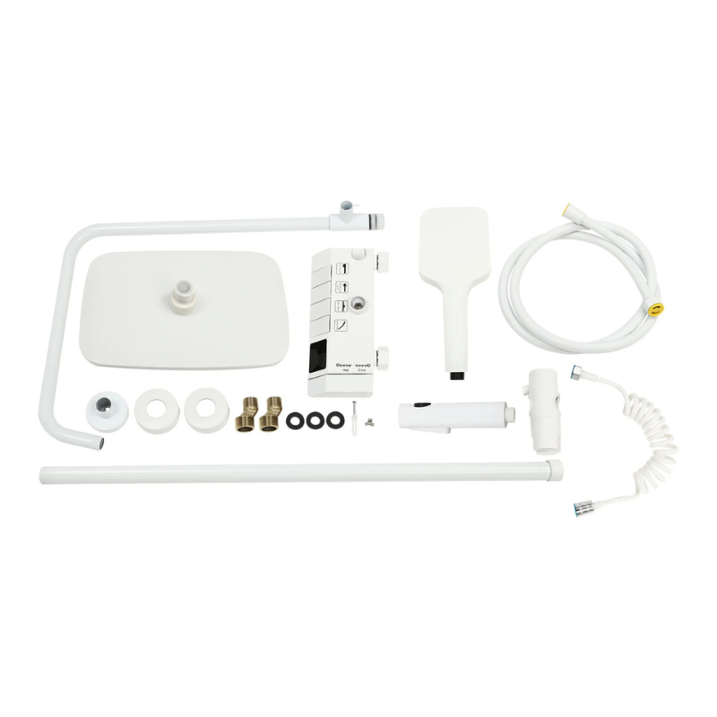 Colonne de douche pluie blanche