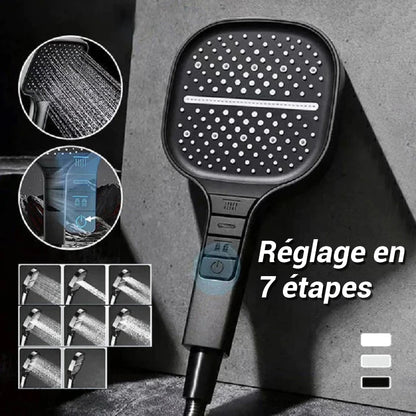 Pommeau de douche anti calcaire grand